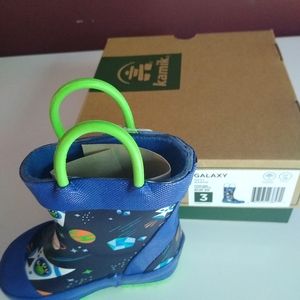 New in box kamik sz 3 toddler Galaxy rain …